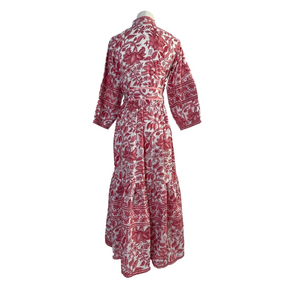 Block Print Belted Dress - Picture 3 of 8